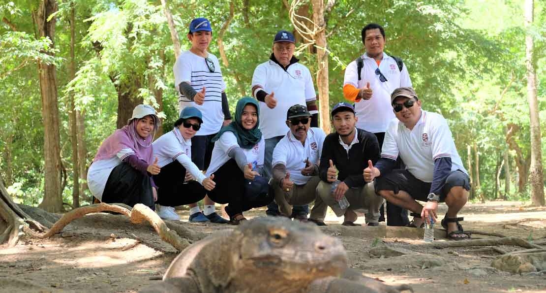 Day-to-day Director General of Science and Technology Institution and Higher Education Institutions to Komodo National Park